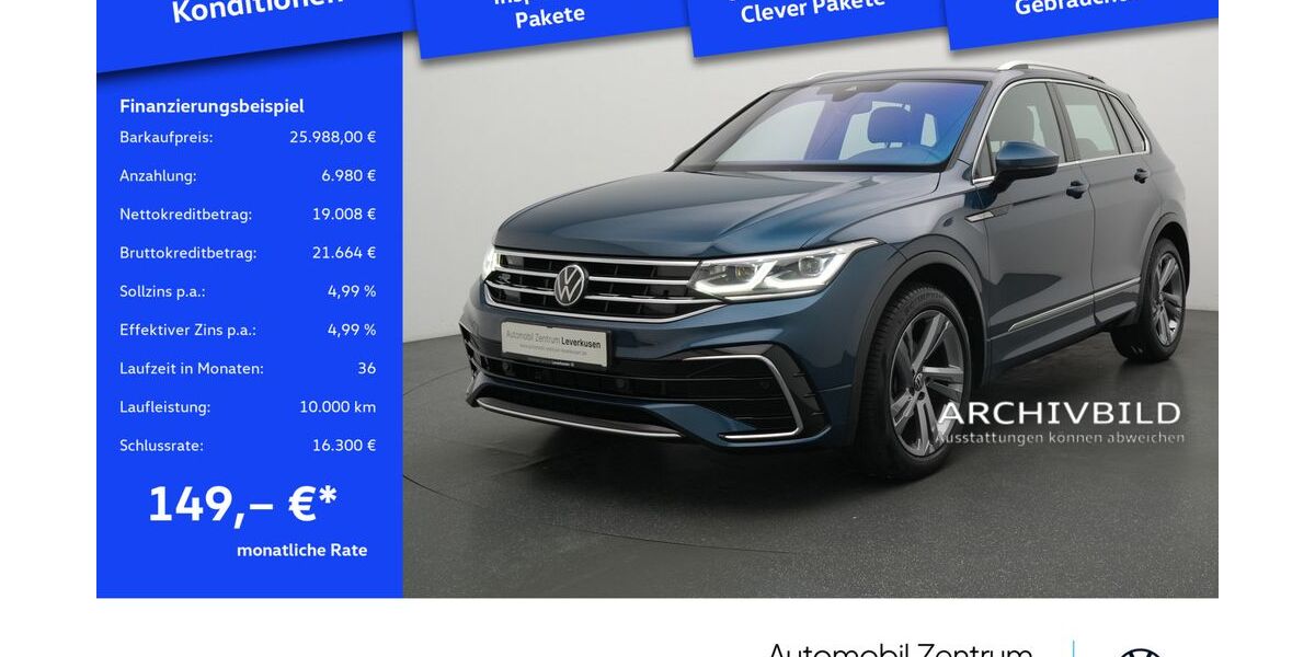VW Tiguan 122.953 km 25.988 &euro; Leverkusen 51379