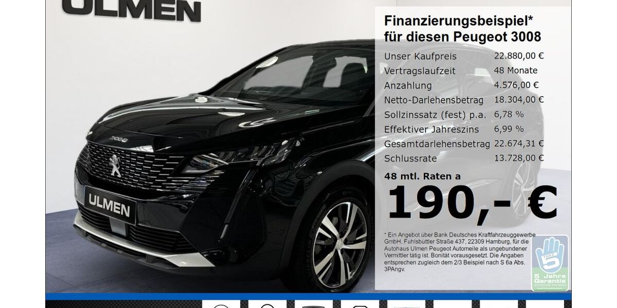 Peugeot 3008 18.747 km 22.880 &euro; Düsseldorf 40233