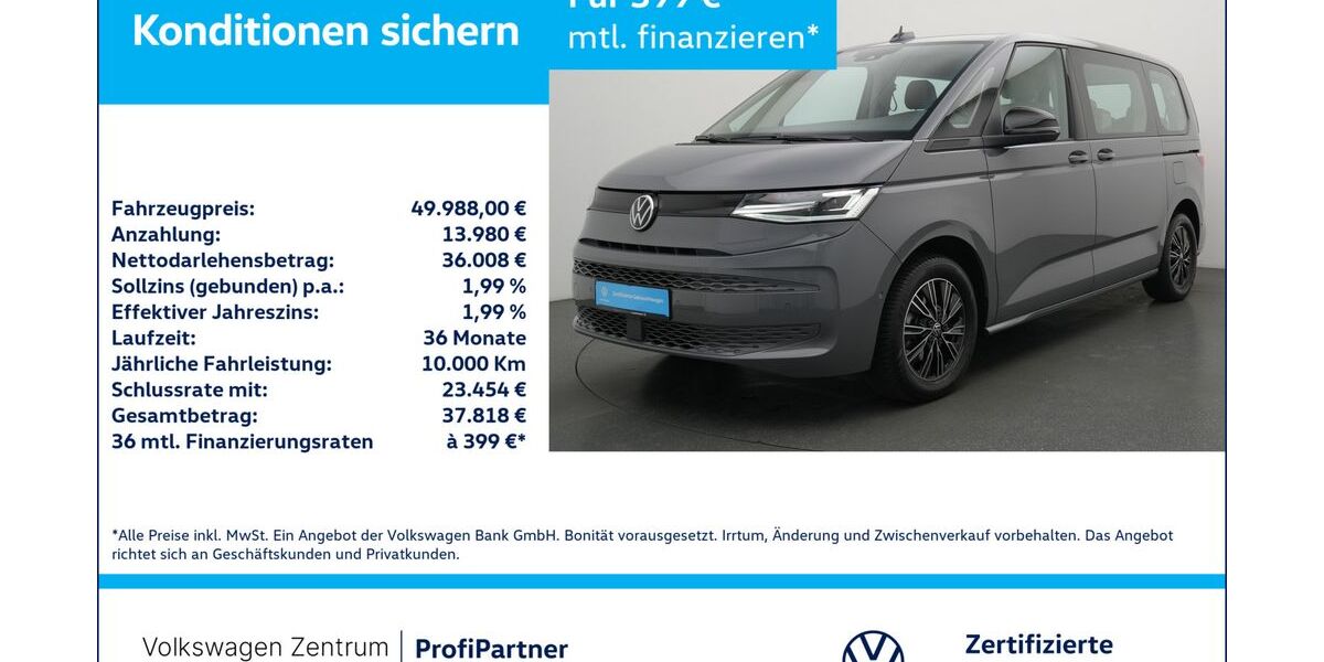 VW T7 Multivan 14.320 km 49.988 &euro; Leverkusen 51379