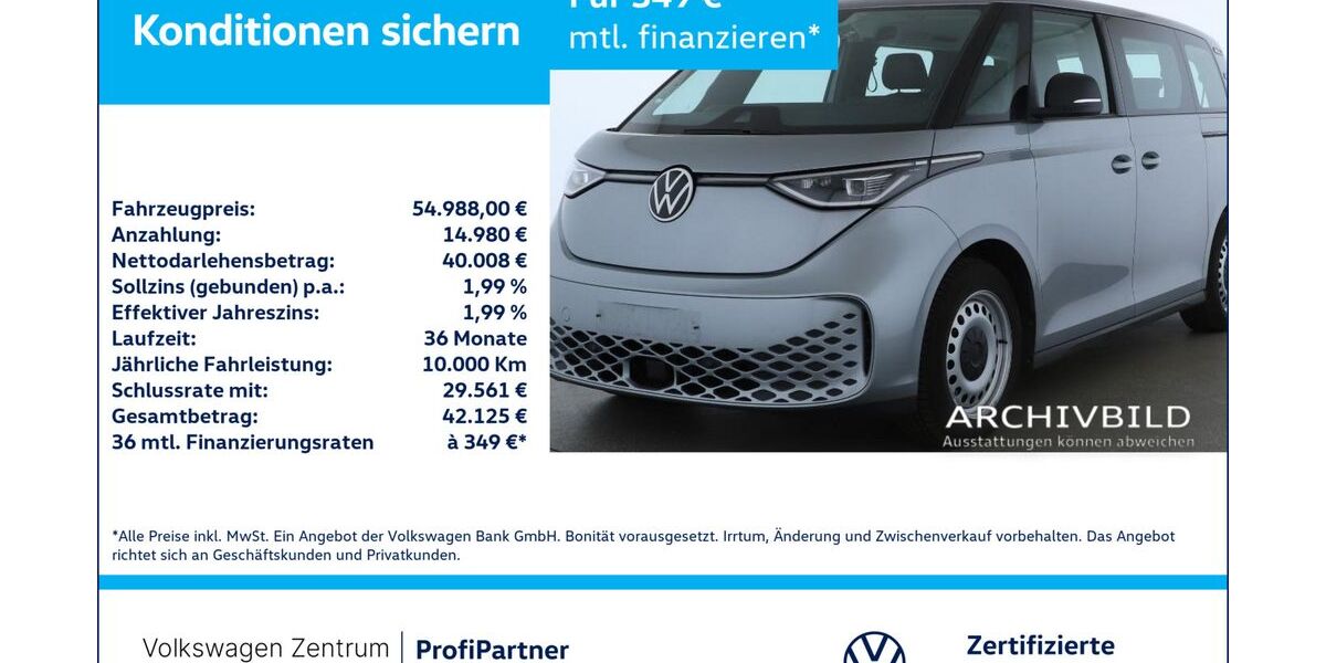 VW ID. Buzz 18.196 km 54.988 &euro; Leverkusen 51379