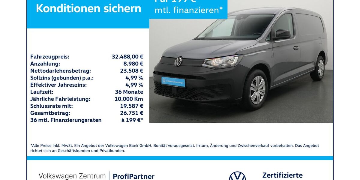 VW Caddy 25.699 km 32.480 &euro; Leverkusen 51379