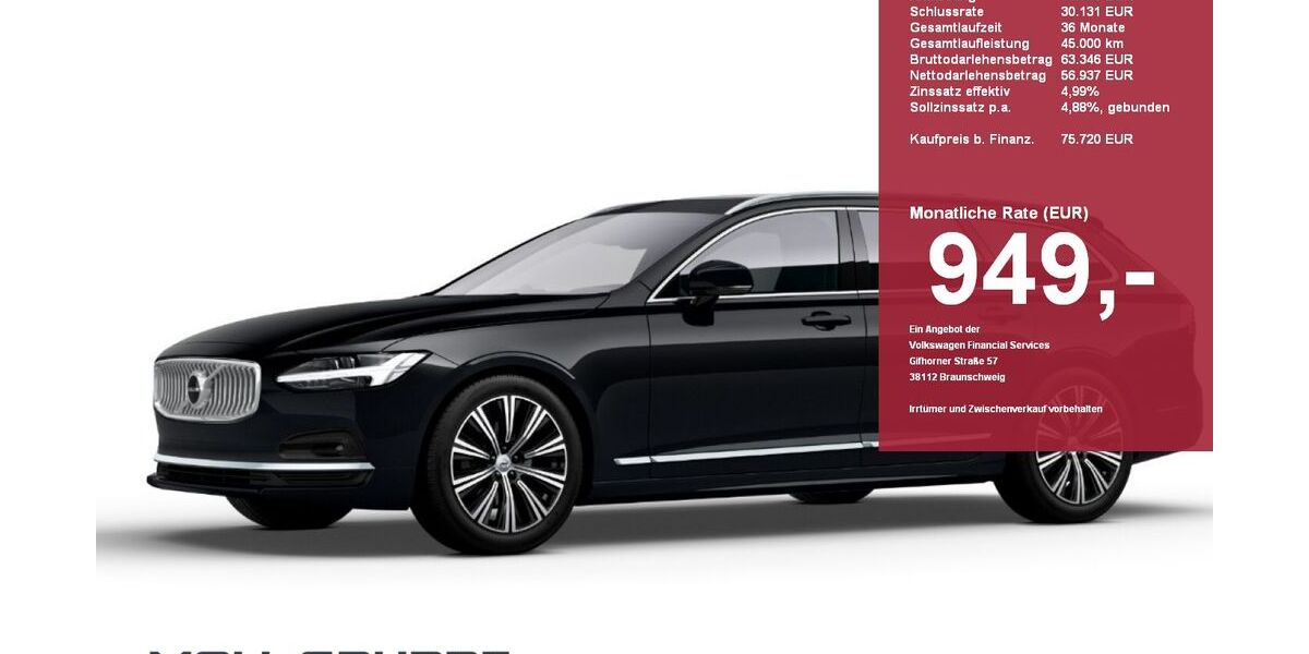 Volvo V90 5.000 km 75.720 &euro; Düsseldorf 40549