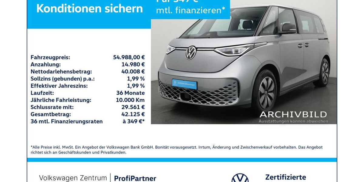 VW ID. Buzz 18.196 km 54.988 &euro; Leverkusen 51379