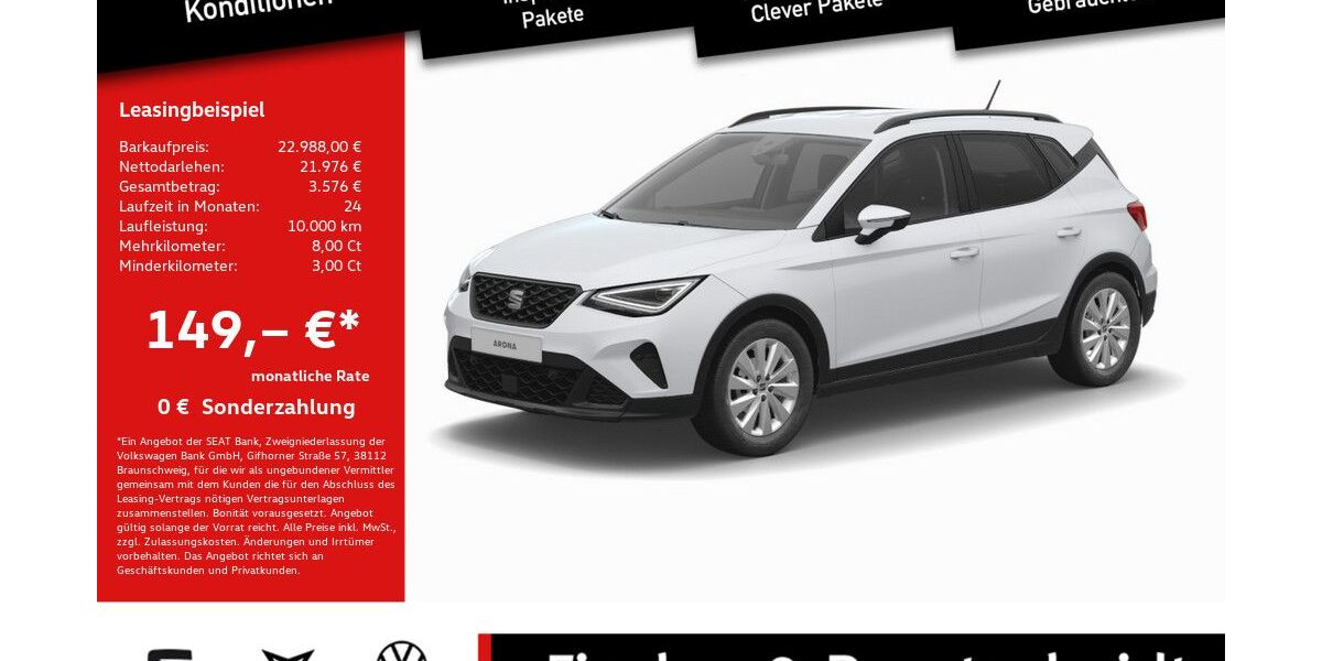 Seat Arona 15.209 km 22.988 &euro; Lohmar 53797