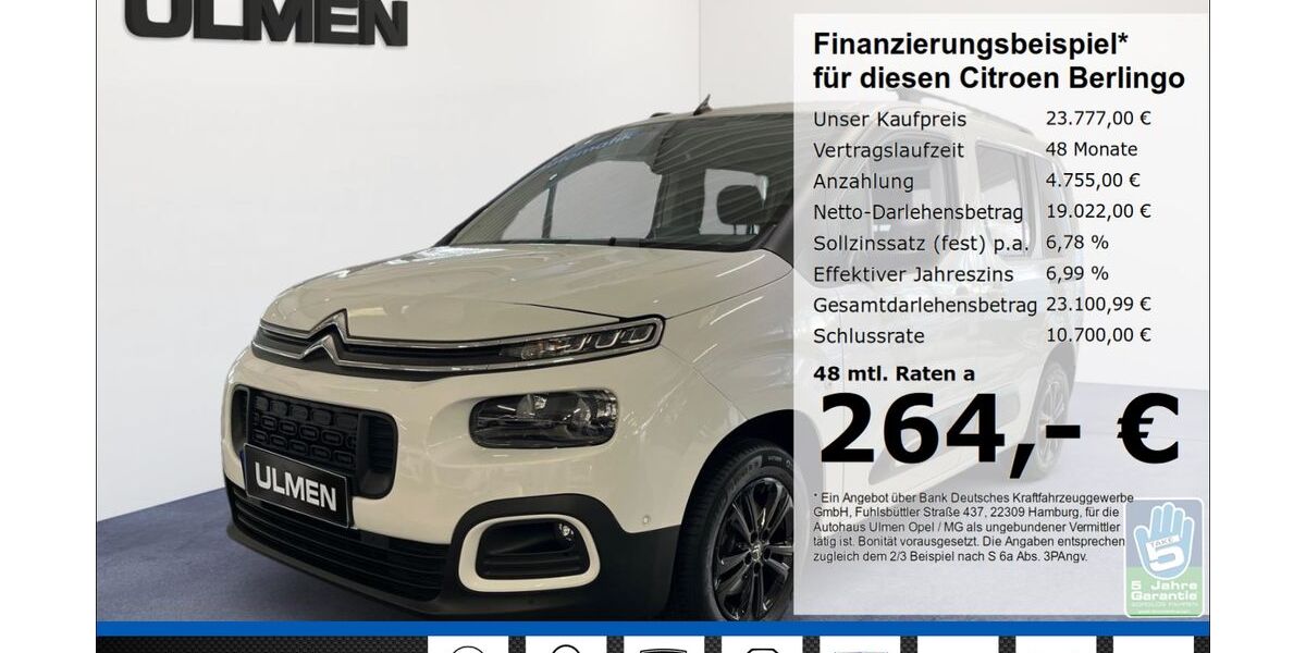 Citroen Berlingo 43.235 km 22.988 &euro; Düsseldorf 40231